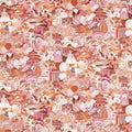 Journey of Discovery Velvet Colour 3 Paprika, Fuschia and Fig Blossom Fabric by Harlequin