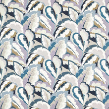 121137 Calathea Velvet Colour 3 Cornflower Azul Shiitake Wild Water Harlequin Fabric