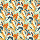 121138 Calathea Velvet Colour 3 Azul Onsen French Ochre Paprika Harlequin Fabric