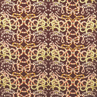 121140 Serpenti Velvet Colour 3 Brazilian Rosewood Grounded Amber Light Harlequin Fabric