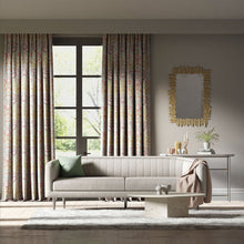 121141 Serpenti Velvet Colour 3 Bleached Coral Paprika Positano and Azul Harlequin Fabric