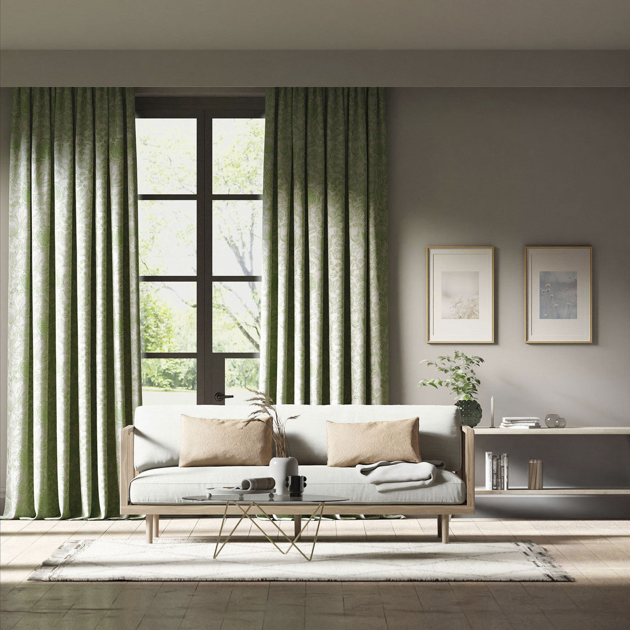 121142 Melograno Colour 3 Forest First Light Harlequin Fabric