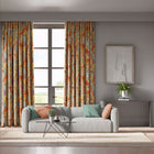 121152 Foresta Velvet Colour 4 Rosewood, Azul and Huckleberry Fabric by Harlequin