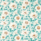 121156 Florent Colour 4 Hempseed, Lagoon and Rosehip Fabric by Harlequin