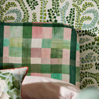 121160 Ertha Colour 4 Positano, Clover and Fig Leaf Fabric by Harlequin
