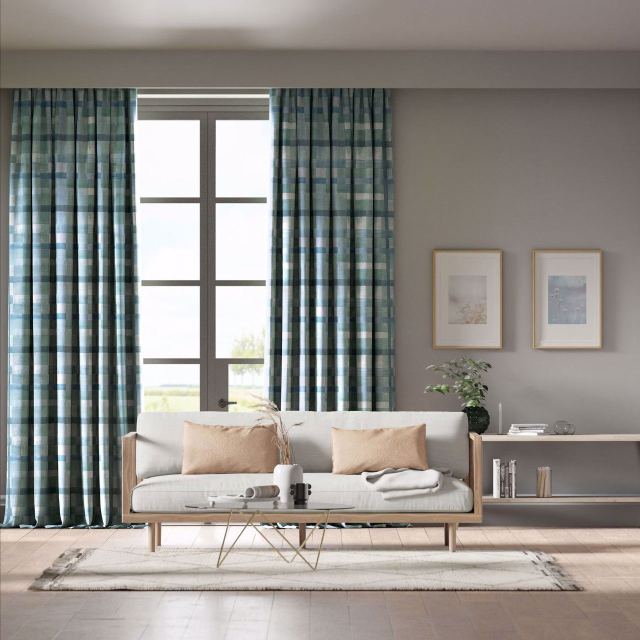 121161 Ertha Colour 4 Celestial, Murmuration and Awakening Fabric by Harlequin