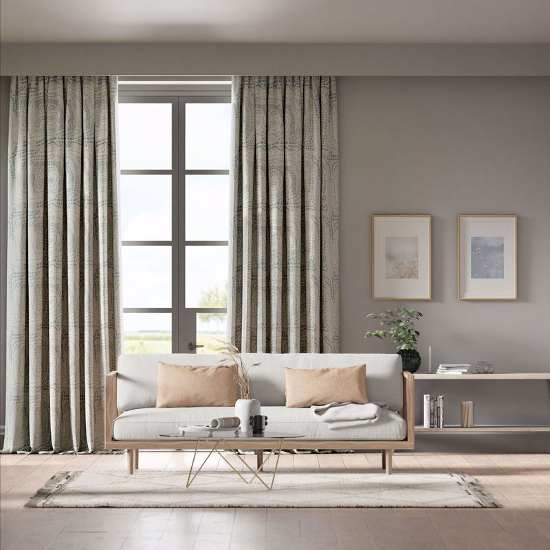 121164 Fayola Colour 4 Tranquillity, Exhale and Celestial Fabric by Harlequin