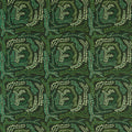 Fayola Colour 4 Fig Leaf, Clover and Succulent Fabric by Harlequin