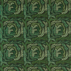 121165 Fayola Colour 4 Fig Leaf, Clover and Succulent Fabric by Harlequin