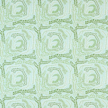 121166 Fayola Colour 4 Seaglass, Clover and Awakening Fabric by Harlequin