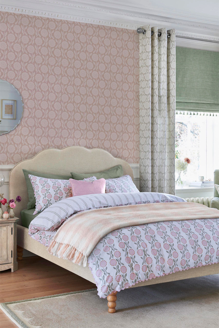 121185 Medley Pink Wallpaper by Next