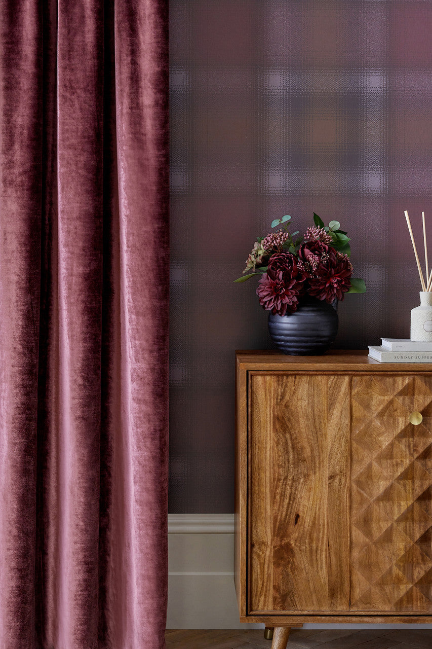 121194 Town & Country Check Wallpaper by Next