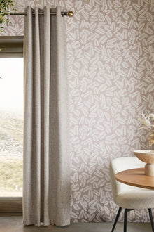 121195 Kindred Leaf Neutral Wallpaper by Next