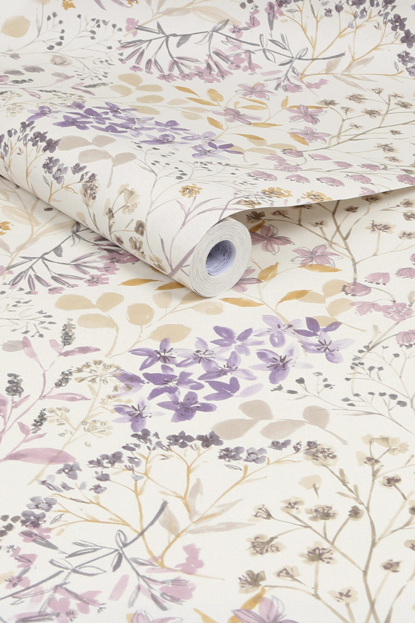 121206 Watercolour Floral Wallpaper by Next