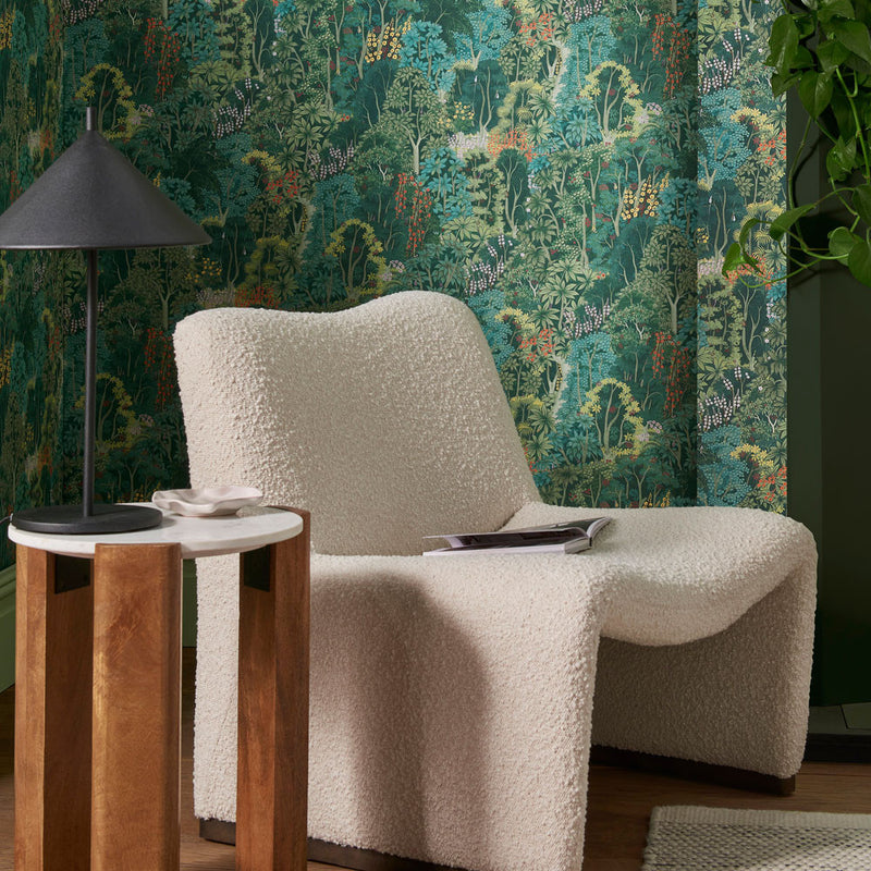 121466 New Eden Emerald Wallpaper by Graham and Brown