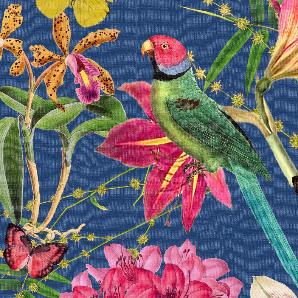 122352 Paradiso Deep Navy Wallpaper by Envy