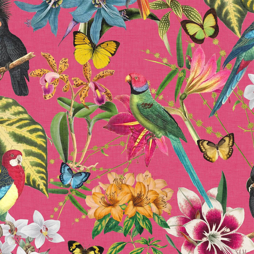 Paradiso Hot Pink Wallpaper by Envy