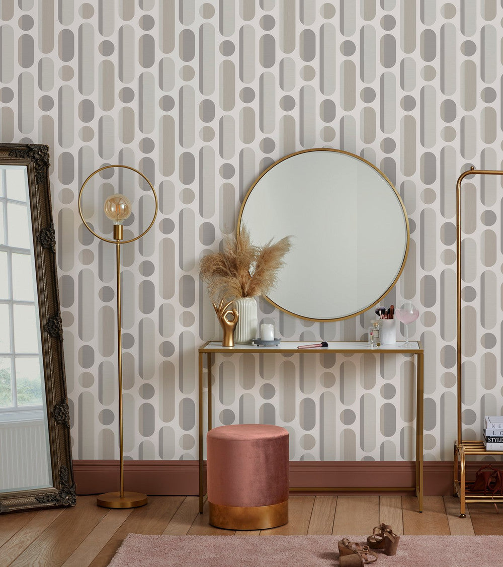 122355 Morse Neutrals Wallpaper by Envy