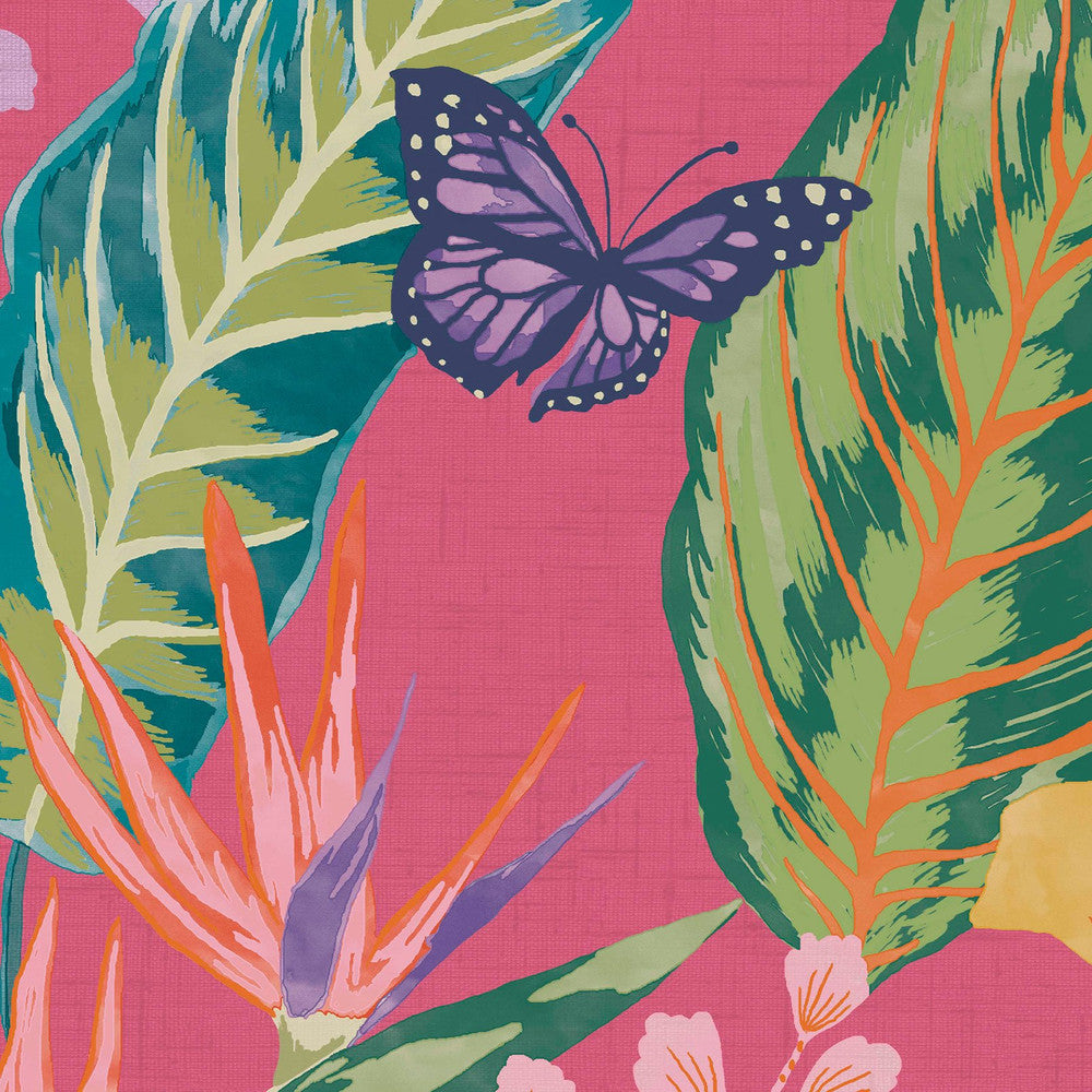 122357 Eden Hot Pink Wallpaper by Envy