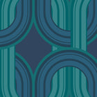 122360 In The Loop Electric Blue Wallpaper by Envy