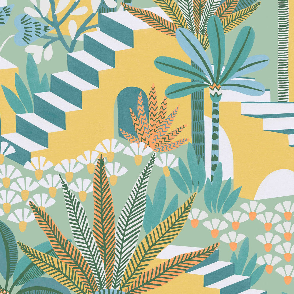 122367 Vacay Citron Wallpaper by Envy