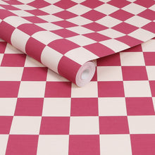 122369 Check Me Out Raspberry Wallpaper by Envy