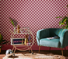 122369 Check Me Out Raspberry Wallpaper by Envy