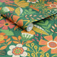 Oopsy Daisy Forest Green Wallpaper by Envy