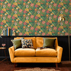 122375 Oopsy Daisy Forest Green Wallpaper by Envy