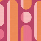 122376 Morse Tangerine and Raspberry Wallpaper by Envy