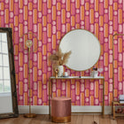 122376 Morse Tangerine and Raspberry Wallpaper by Envy