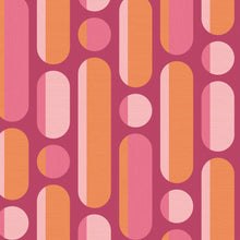 122376 Morse Tangerine and Raspberry Wallpaper by Envy