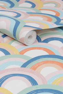122392 Abstract Rainbow Pastel Wallpaper by Next
