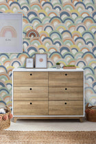 122392 Abstract Rainbow Pastel Wallpaper by Next