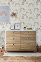 122393 Ditsy Rainbow Pastel Wallpaper by Next