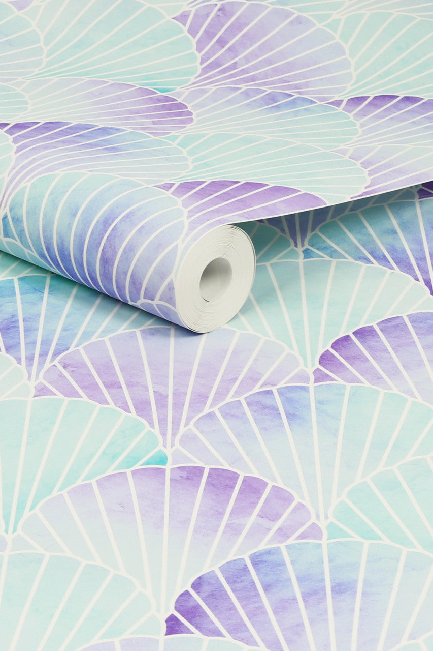 122397 Mermaid Seashell Mystic Floral Wallpaper by Next