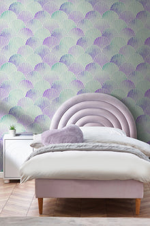 122397 Mermaid Seashell Mystic Floral Wallpaper by Next