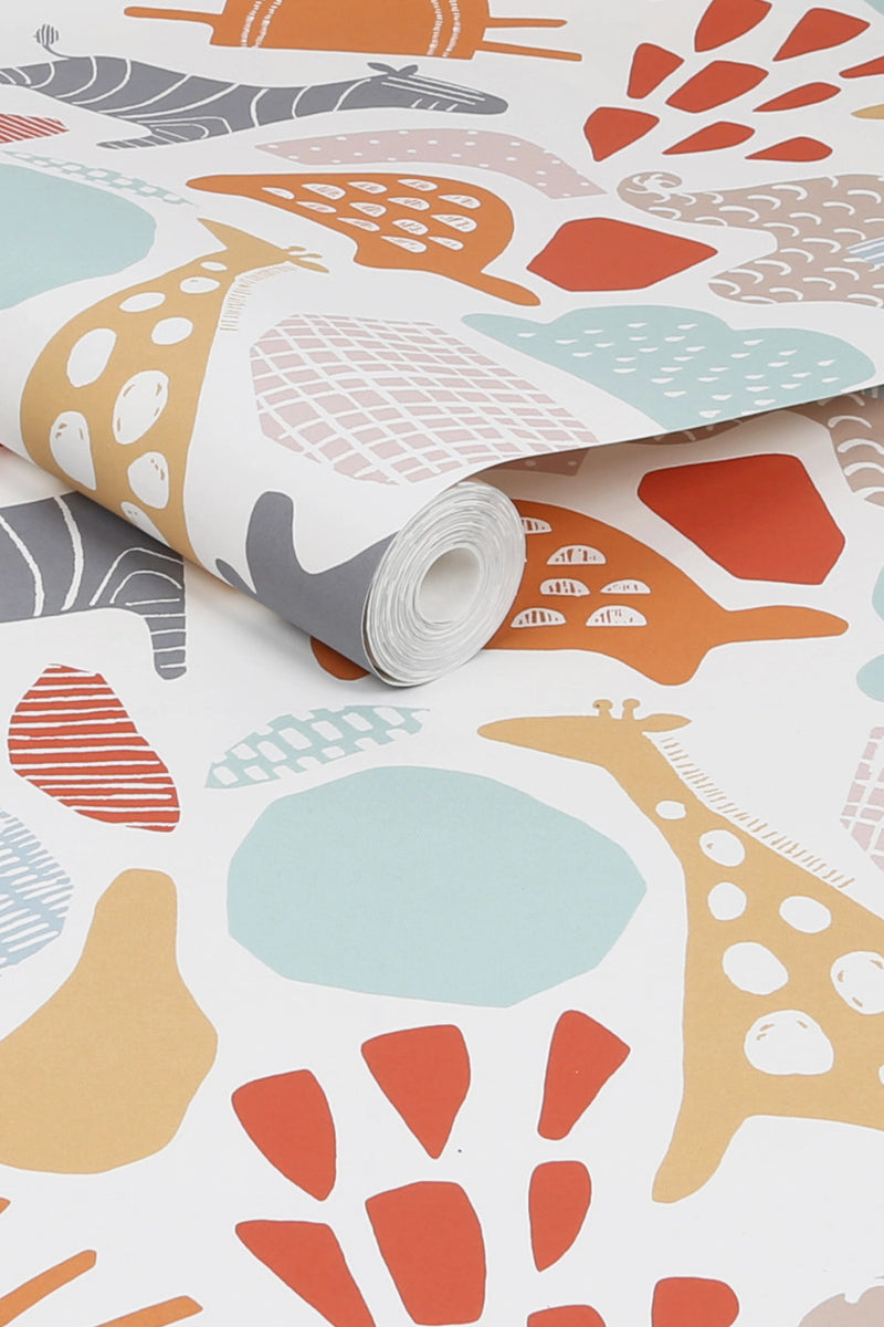 122401 Graphic Jungle Multi Wallpaper by Next