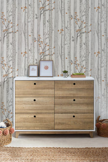 122403 Woodland Grey Wallpaper by Next