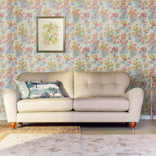 122742 Megan Ochre Yellow Wallpaper by Laura Ashley