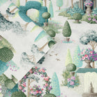 122746 Naunton Folly Fern Green Wallpaper by Laura Ashley