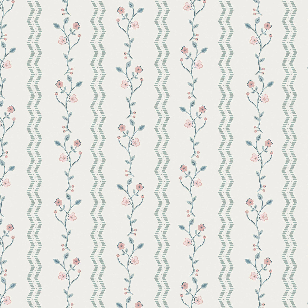 122748 Blencow Stripe Wallpaper by Laura Ashley