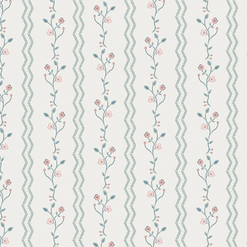 122748 Blencow Stripe Wallpaper by Laura Ashley