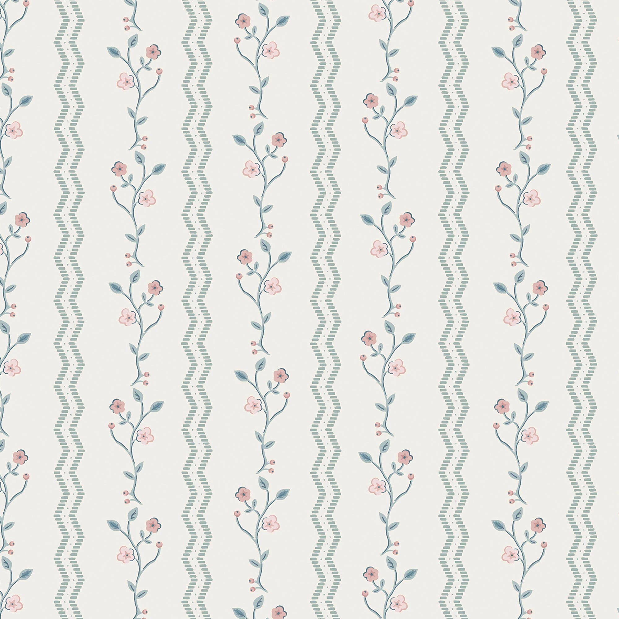 122748 Blencow Stripe Wallpaper by Laura Ashley