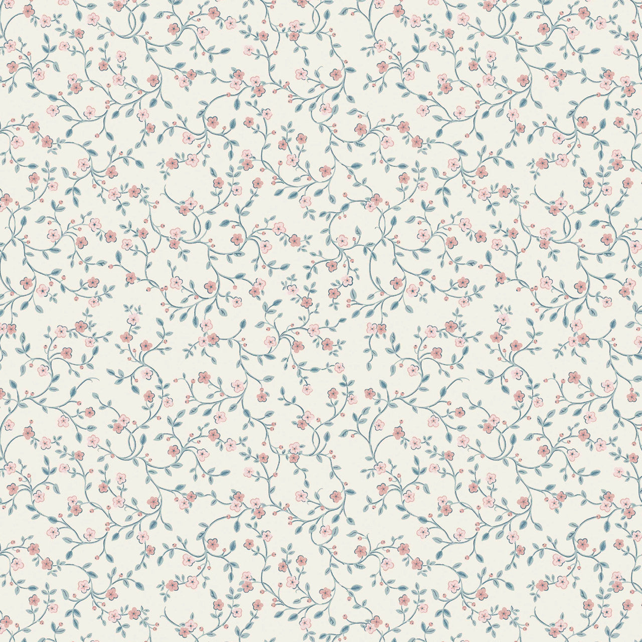 122749 Blencow Sprig Wallpaper by Laura Ashley