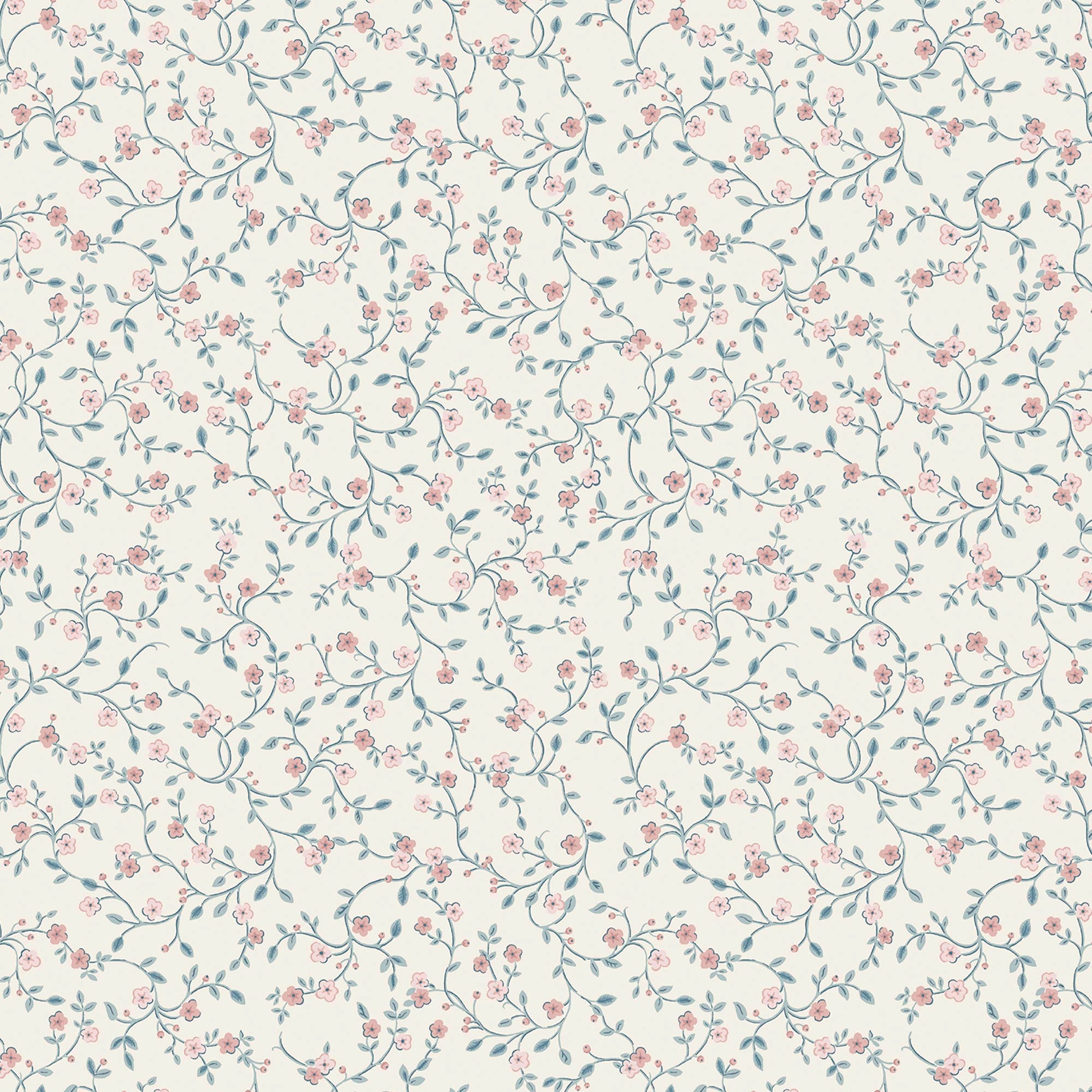122749 Blencow Sprig Wallpaper by Laura Ashley