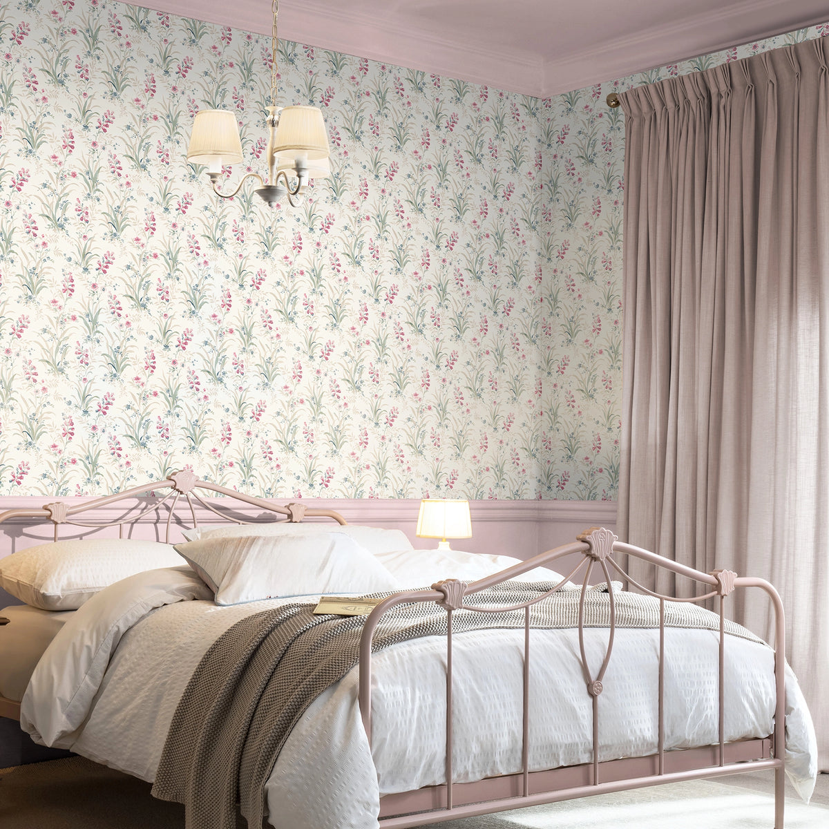 Mosedale Posy Wallpaper by Laura Ashley