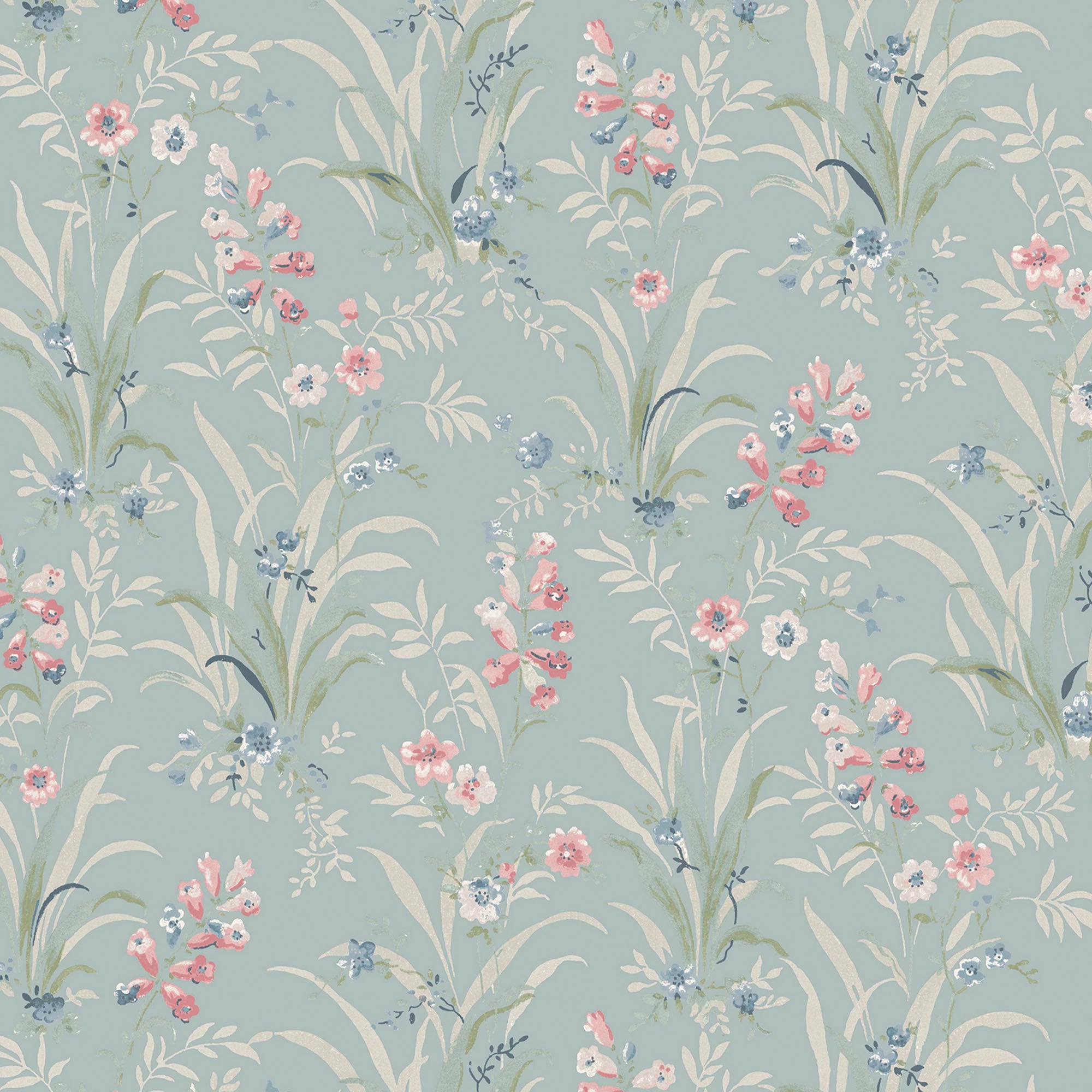 122751 Mosedale Posy Wallpaper by Laura Ashley