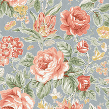 122753 Wild Roses Ochre Yellow Wallpaper by Laura Ashley