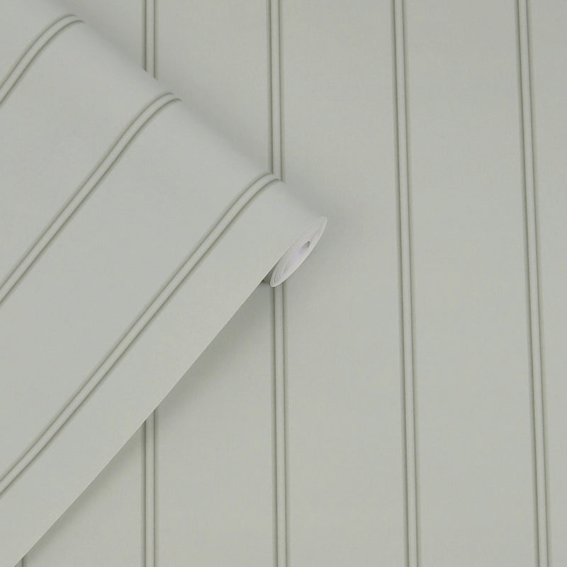 122757 Chalford Wood Panelling Wallpaper by Laura Ashley